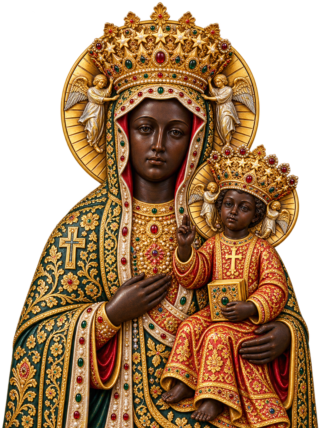 Our Lady of Częstochowa, holding the Child